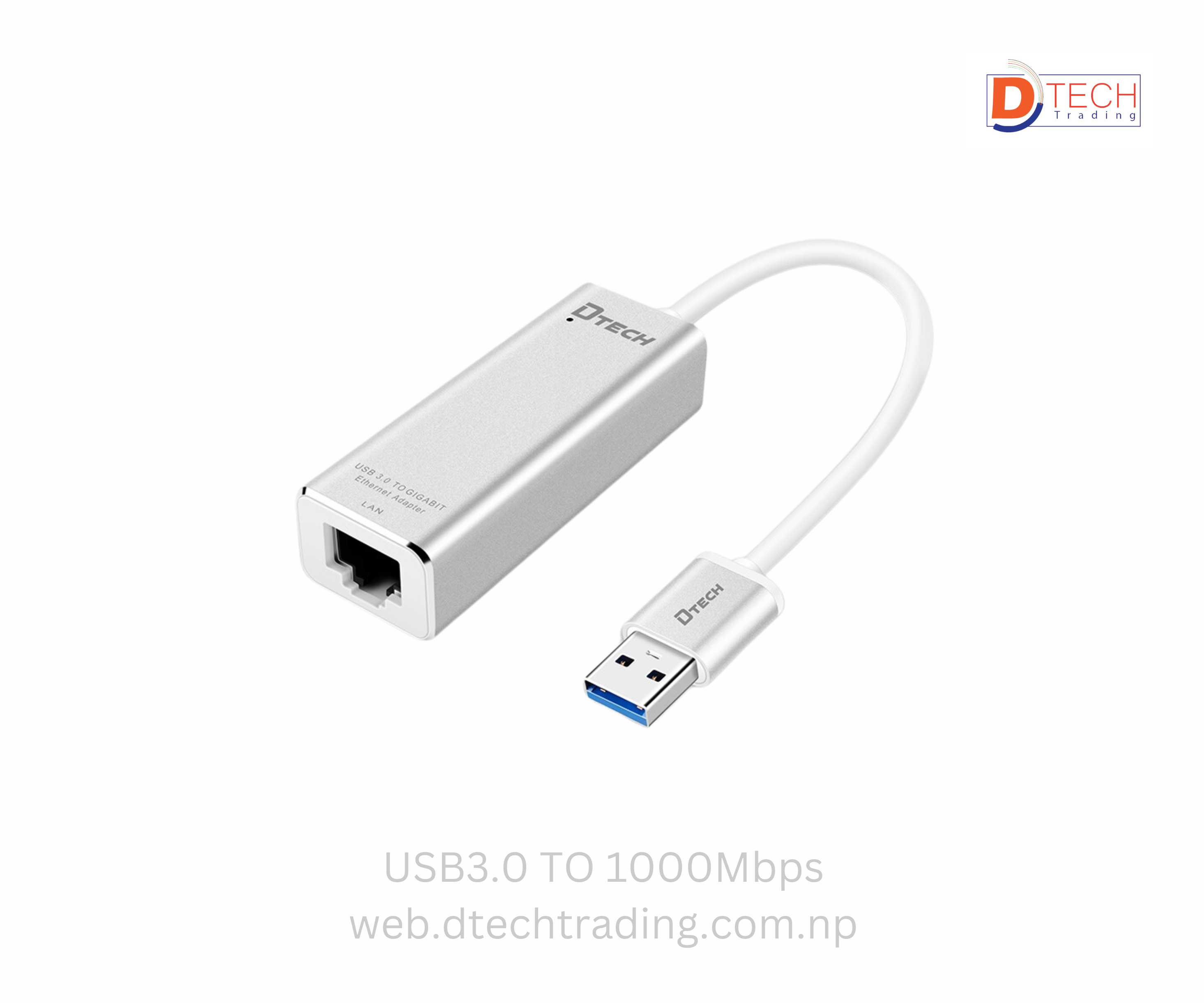 USB3.0 TO 1000Mbps Ethernet Network Adapter 0.2M